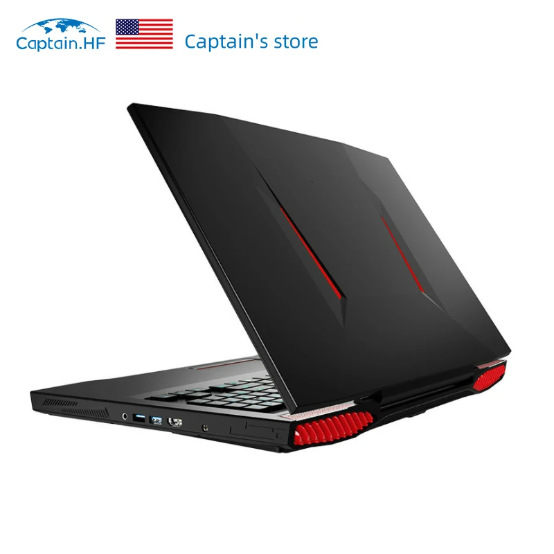 Игровой ноутбук US Captain 17 3 дюйма IPS intel i7 7700HQ GTX1060 6G RGB компьютер 16 Гб ОЗУ DDR4/ 256 ГБ SSD + 1