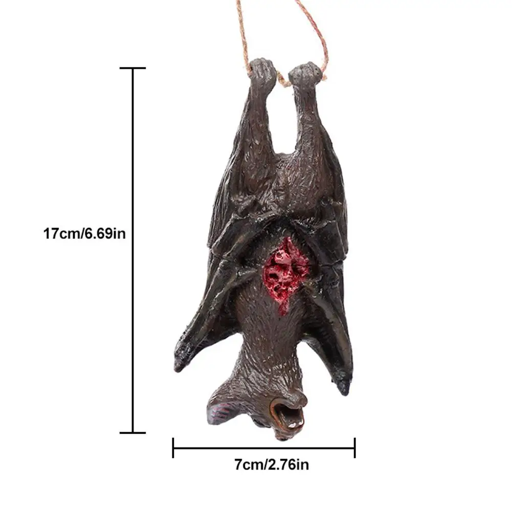Хэллоуин украшение поддельный жуткий пугающий животные Висячие реквизит для