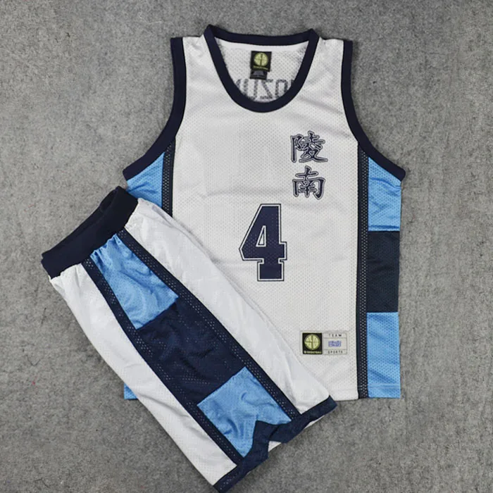 Комплект одежды для игры в баскетбол Slam Dunk Ryonan High School No.4 Uozumi Jun жилет косплея и