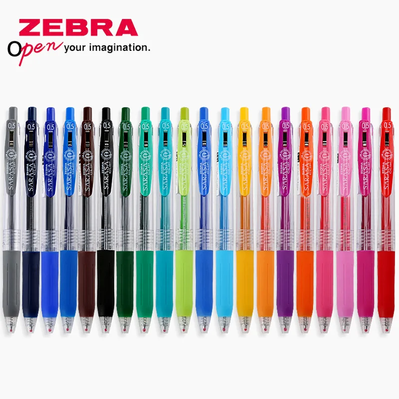 1 шт. гелевая ручка Zebra SARASA JJ15 Juice, цветная гелевая ручка, студенческие офисные принадлежности для рисования, 0,5 мм, 20 цветов