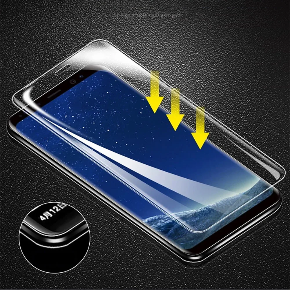 Screen Protector Hydrogel Film For Samsung Galaxy A70 A70S A71 A60 A6 A6S A9 M40 Plus 2018 Protective | Мобильные телефоны и