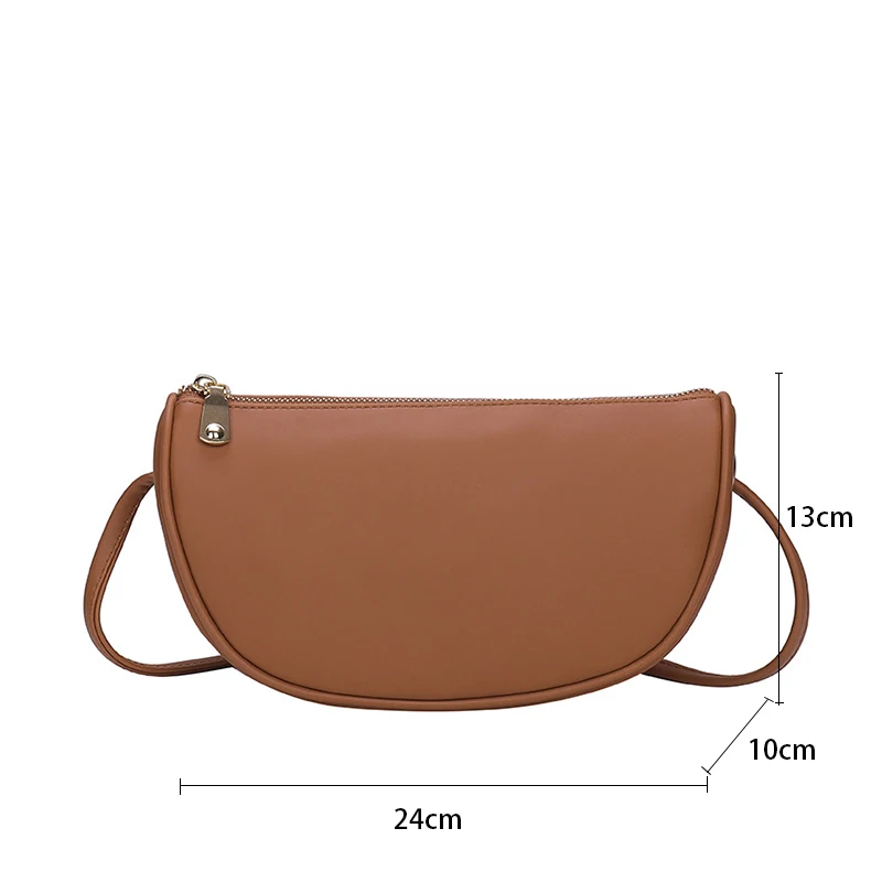 

Simple Saddle Shoulder Bag Women PU Leather Crossbody Bag Vintage Messenger Bag 2020 Trendy Handbag Designer Lady Purse