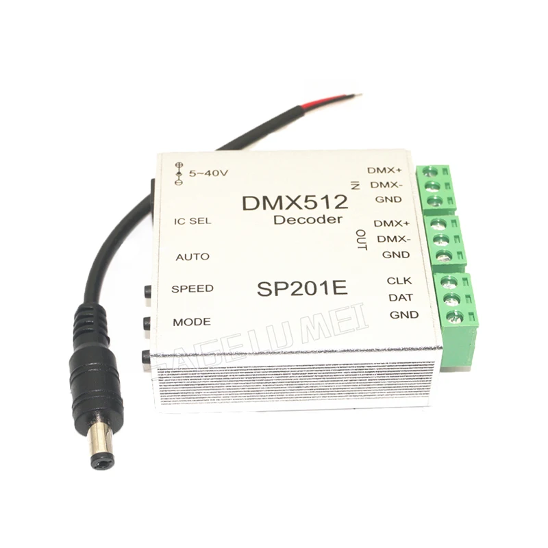 Светодиодный декодер SP201E DMX512 контроллер поддерживает почти все виды