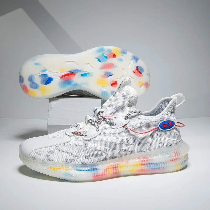 Летающие тканые мужские кроссовки серии высокого качества для бега 2020 дышащие