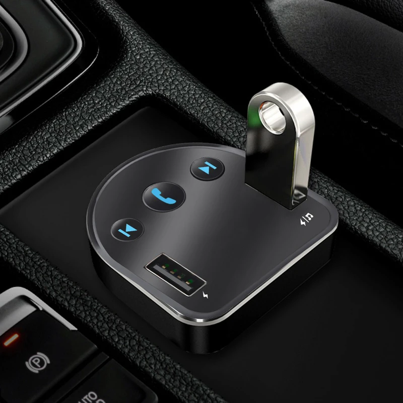 Автомобильное зарядное устройство, fm-передатчик, Bluetooth, автоматический комплект, Hands Free, беспроводной MP3, 5 В, 2.1A, музыкальный плеер, адаптер, USB зарядное устройство, FM модулятор, новинка