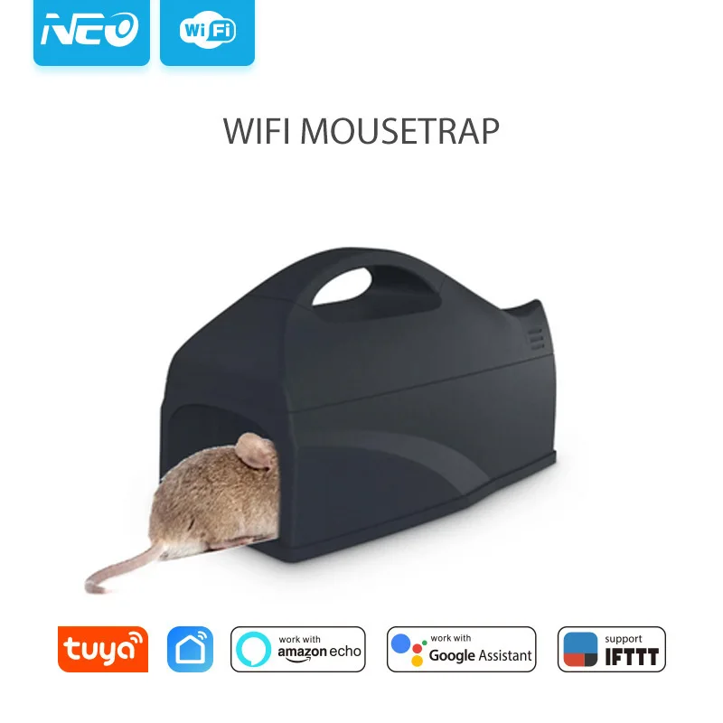 

TUYA WiFi Smart Mousetrap Mouse Killer Smart Wireless WiFi Mice Trap No Poison Electronic Mouse Cage Rat Pest Trap