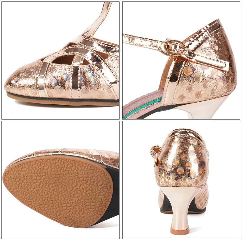 Женская Современная обувь для латинских танцев атласная/искусственная кожа