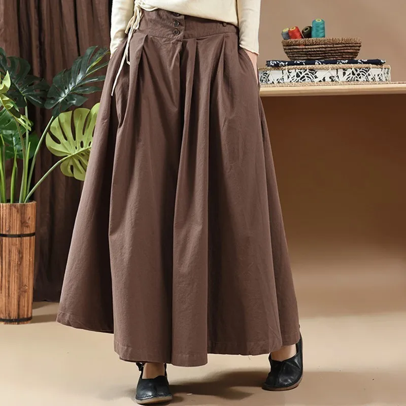 кофейная юбка