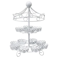 2 layer 12 count carousel cupcake stand holder display wedding cake cup display stand