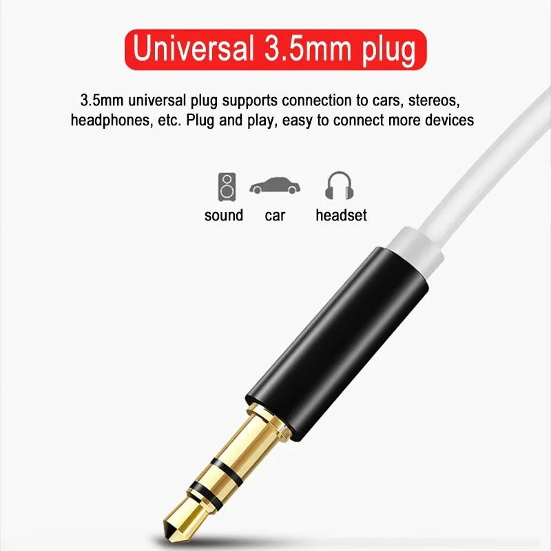 Аудиокабель Type C с переходником на 3 5 мм Кабель адаптер для колонок автомобильные
