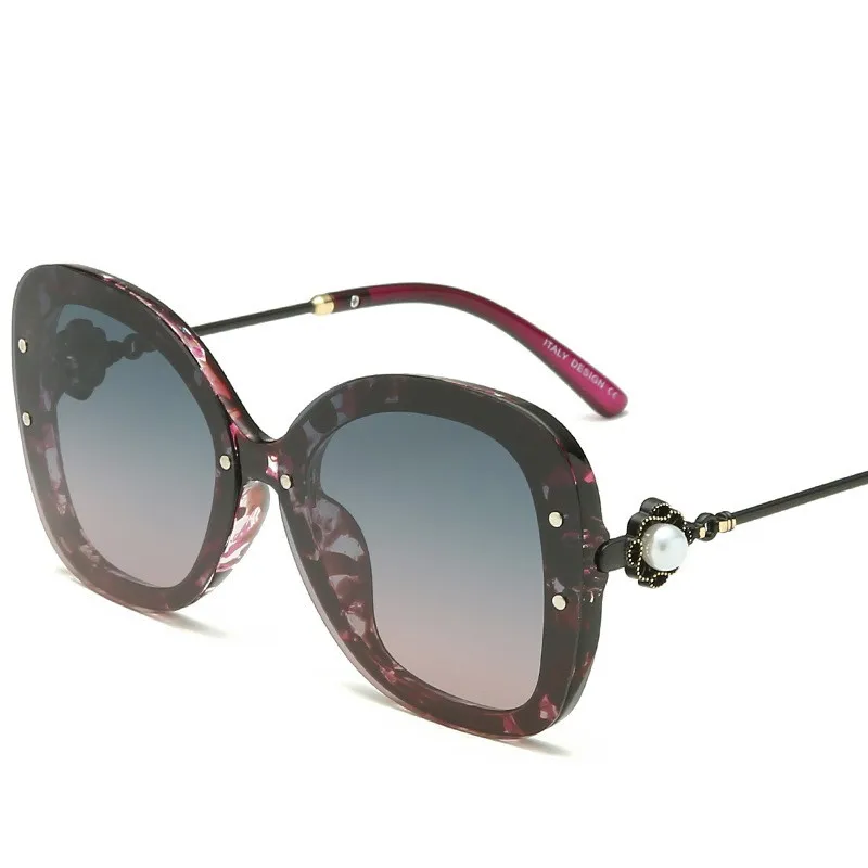 Роскошные поляризационные солнцезащитные очки для женщин Ретро стиль фирменный