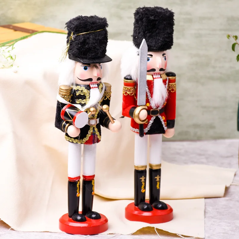 30 см деревянная кукла Щелкунчик кукольные фигурки игрушка Рождественский Декор
