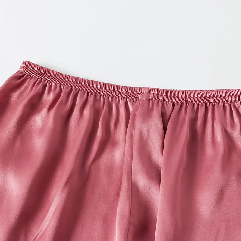 

100% Real silk housewear suit silk women's pajamas fashion comfortable leisure high end suit Luxury and nobility spring summer