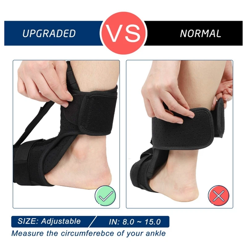 

Plantar Fasciitis Night Splint, for Plantar Fasciitis, Adjustable Plantar Fasciitis Splint Night with Massage Ball