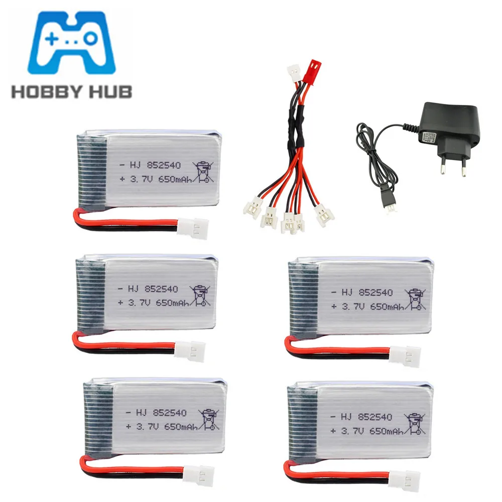 3 7 В 650 мАч Lipo аккумулятор и 5 в 2 Usb зарядное устройство наборы для SYMA X5C 852540 X5 H5C X5SW