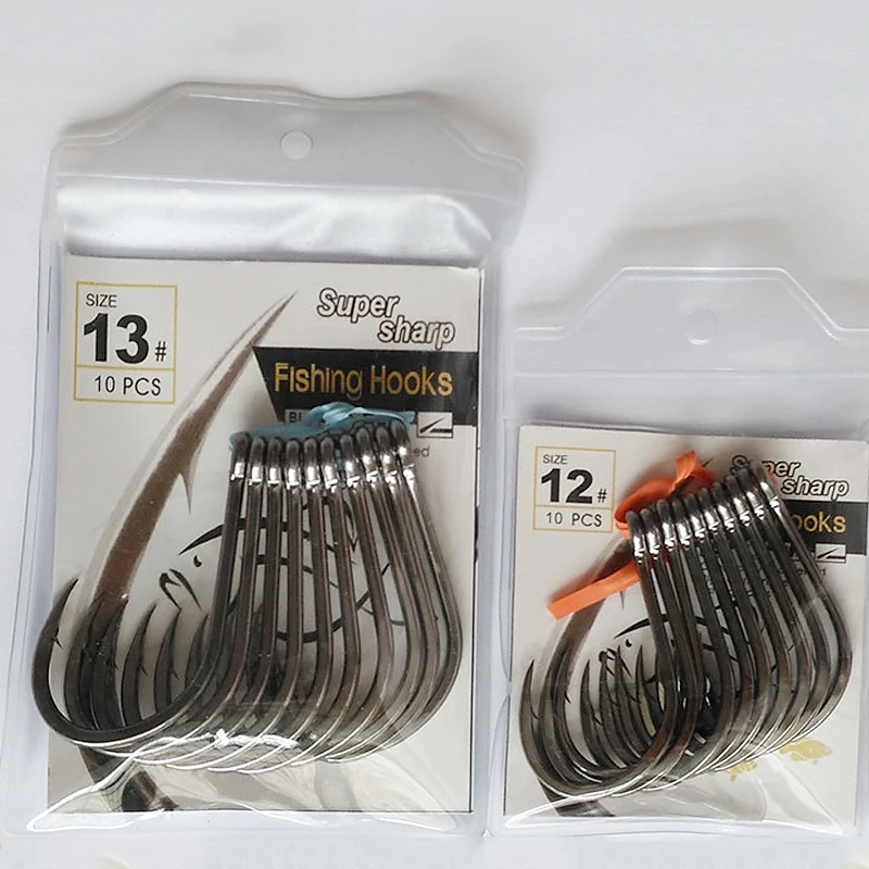 

10pc Fishing tool Iron plate hook heavy tuna iron plate hook Sturgeon herring hook Big fish hook Fishing accessories
