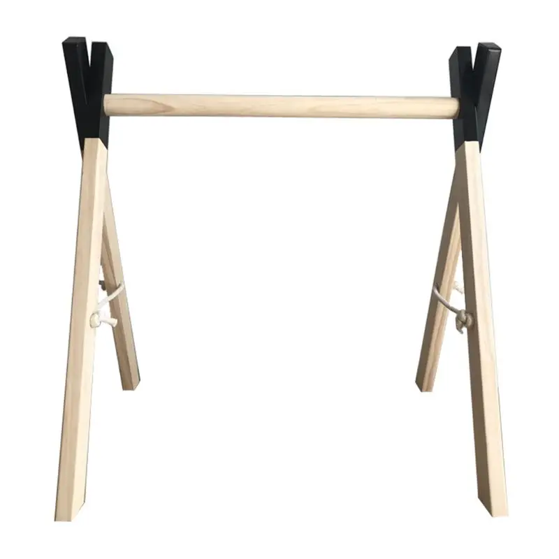 

Nordic Simple Wooden Children Room Decorations Newborn Kids Baby Fitness Rack