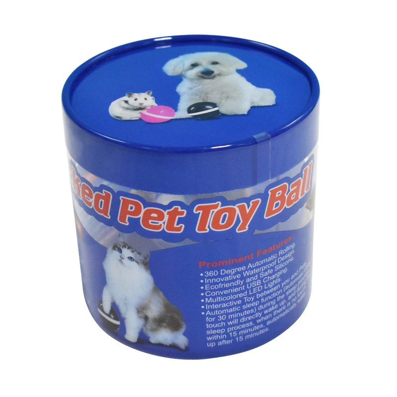 Водонепроницаемая электрическая игрушка для питомцев вращающийся плохой шар USB