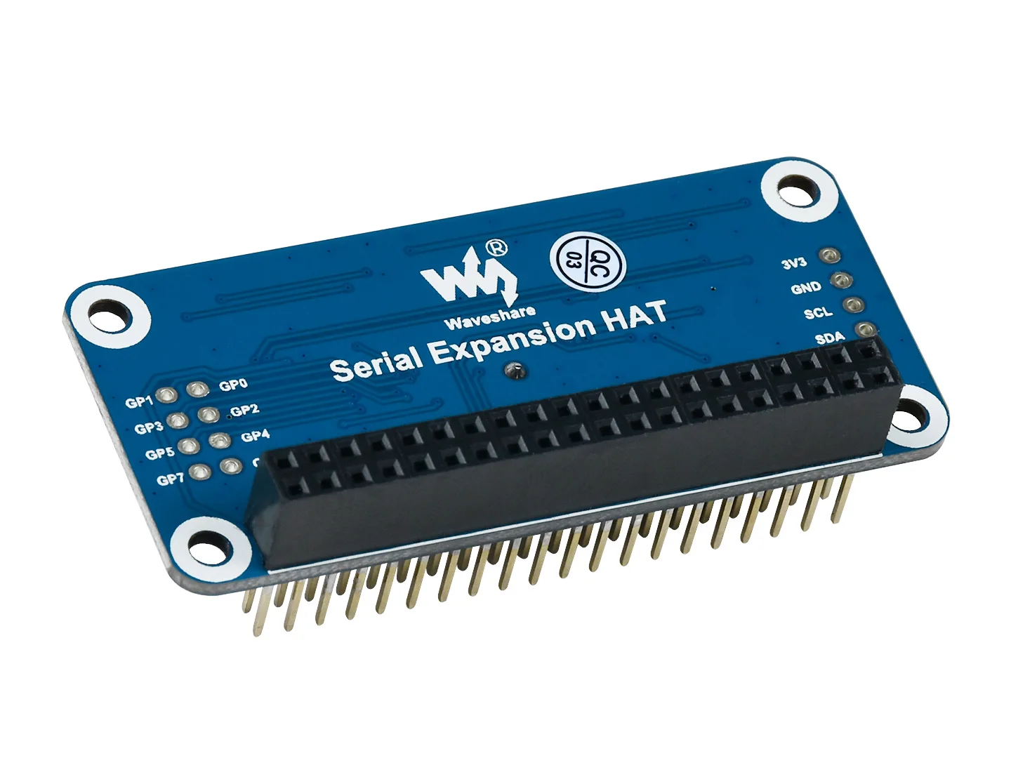 Серия расширения шляпа для Raspberry Pi I2C интерфейс обеспечивает 2 ch UART и 8