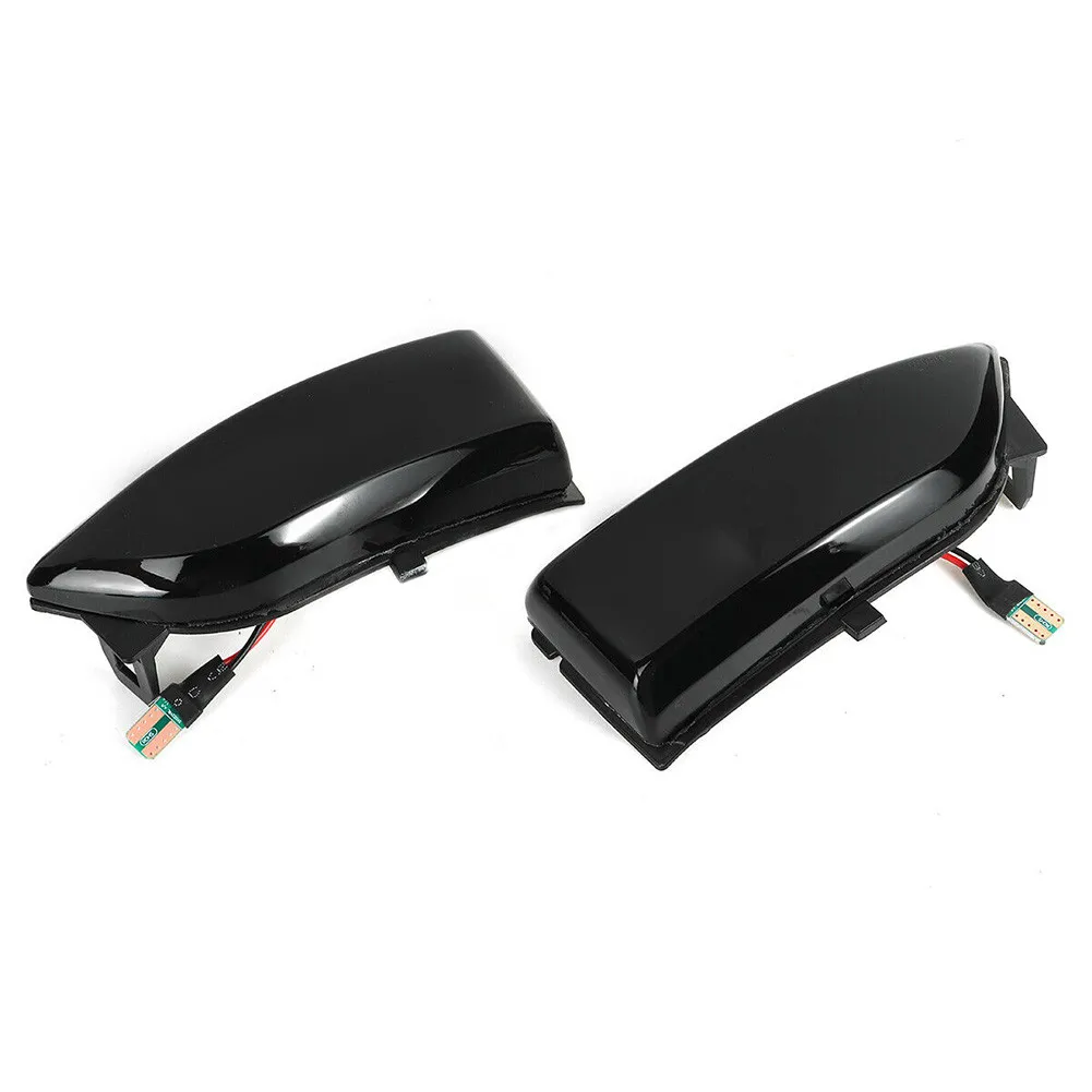 

Left & Right Dynamic Turn Signal Lights Plastic+LED Side Mirror Light Tool