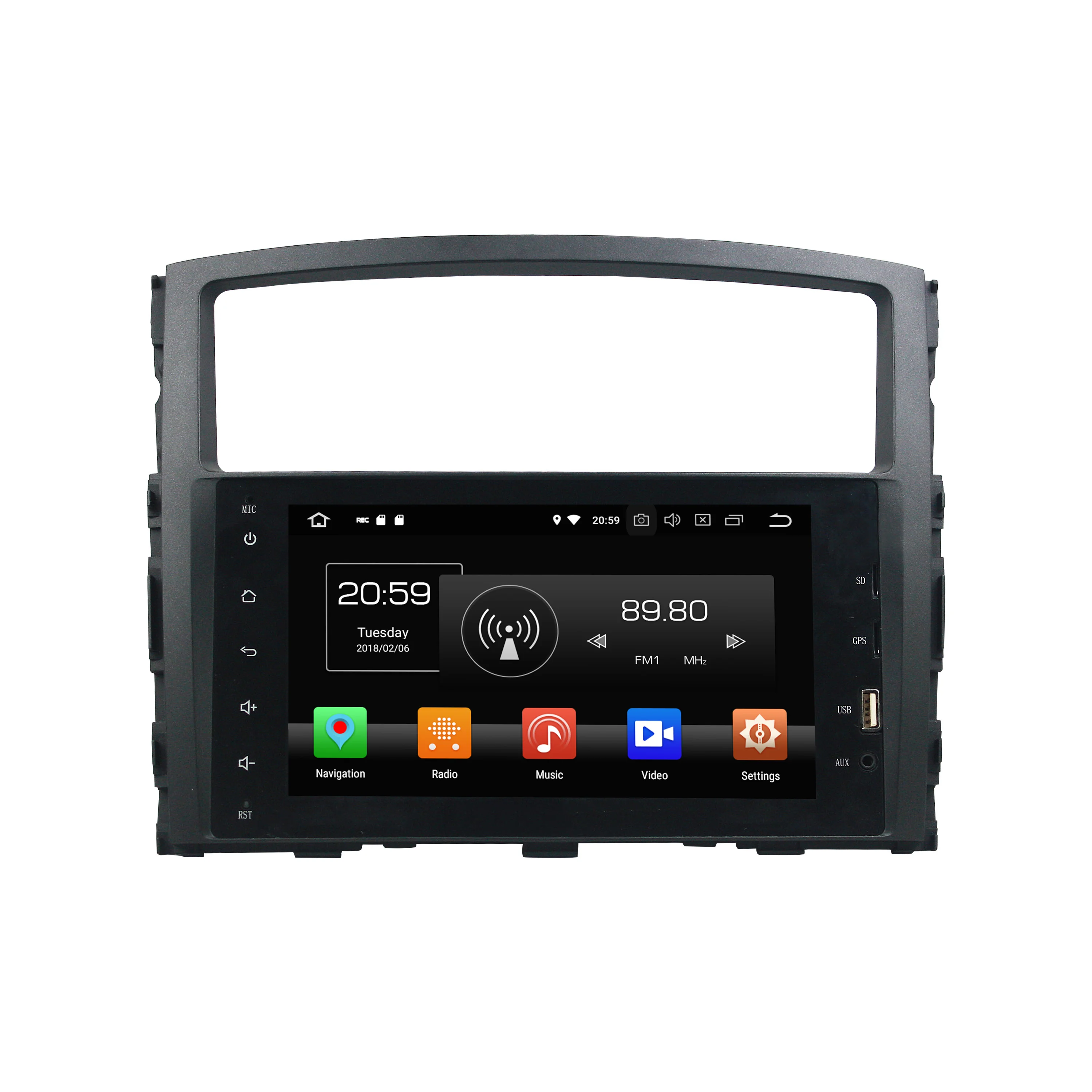 

8 " Android 8.1 player car multimedia GPS navigation for MITSUBISHI PAJERO 2006-2012