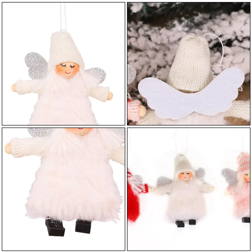 1 шт. Рождественская елка кулон Ангел Куклы Украшение нежный в виде изысканного