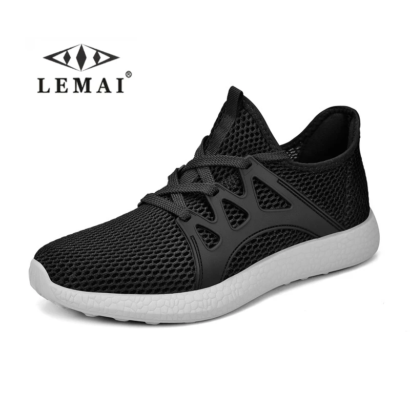 

LEMAI 32-47 Man's Fashion Sport Shoes Adult Kids Sneakers Women Breathable Mesh Lightweight Running Shoes Casual Walking Sneaker