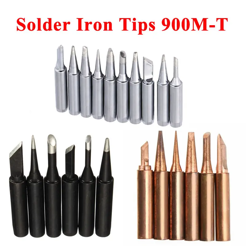 1 шт. бессвинцовый набор наконечников для паяльника из чистой меди 900 м 907.913.936 937 938