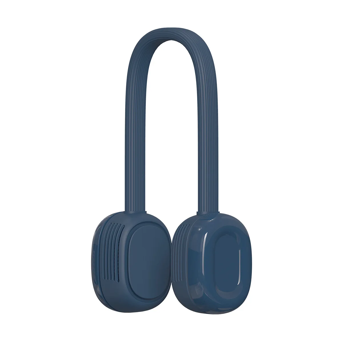 

2021 new leafless neck lazy fan silicone portable student neck usb charging fan gift