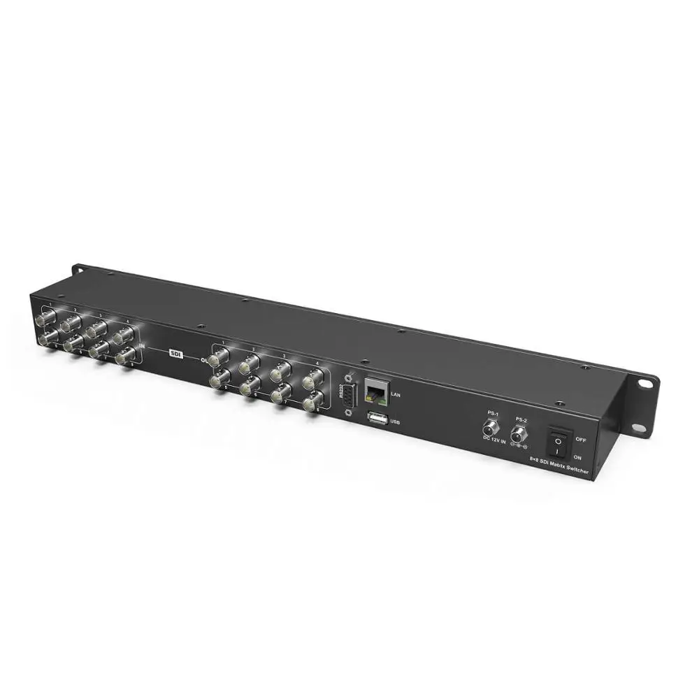 Матричный коммутатор Avmatrix MSS0811 1RU 8 × 3G SDI для телевизионного производства