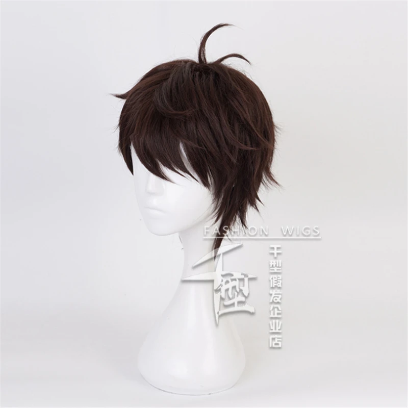 30cm Anime Haikyuu Karasuno High School Volleyball Club Oikawa Tooru Wig Cosplay Wigs Playing Dark Brown Hair Halloween 1:1 |