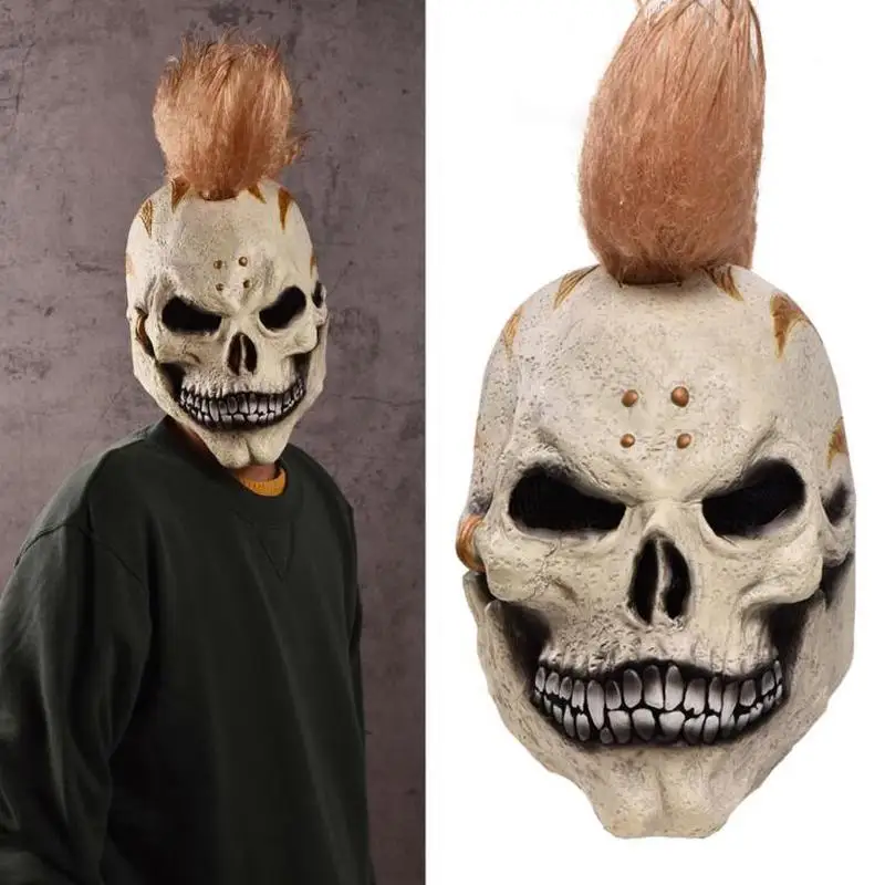 Хэллоуин ужас Джокер маска для вечеринки косплей Череп шлемы