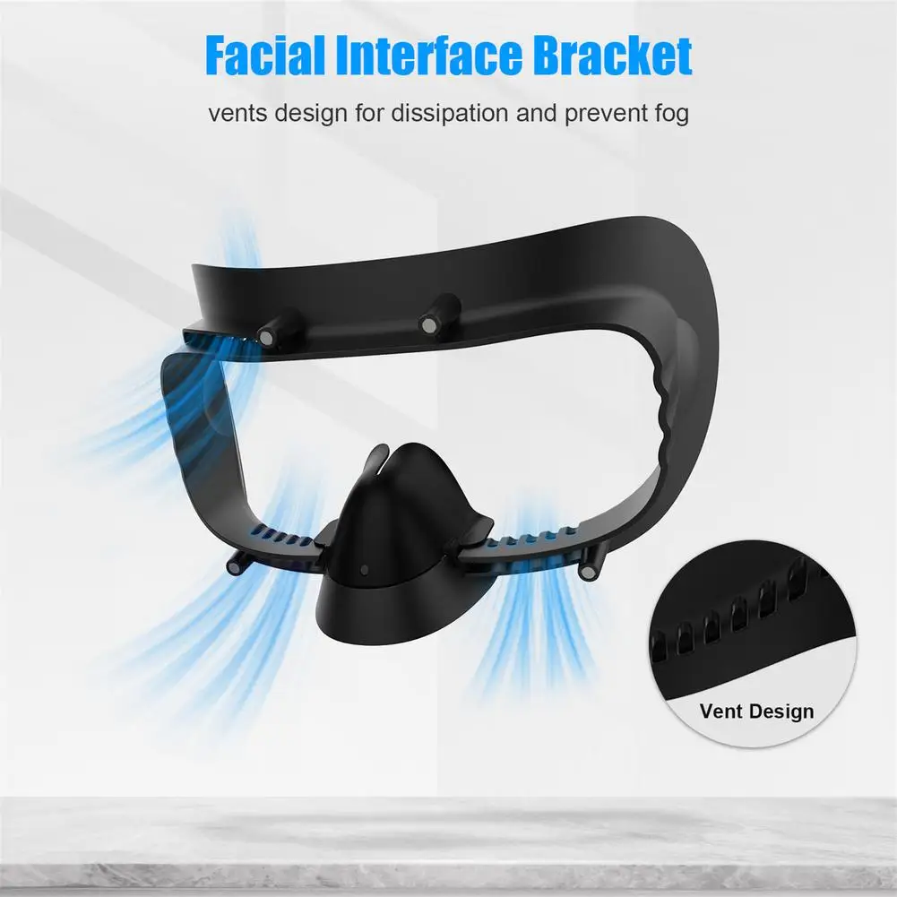 

VR Facial Interface Bracket ForIndex With Anti-Leakage Nose Pad Leather Sweat-Proof Foam Face Cover Pad For HP Reverb G2