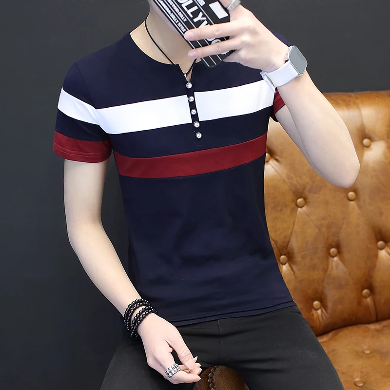 Мужские и женские футболки с коротким рукавом Новинка Лето 2019 корейская версия