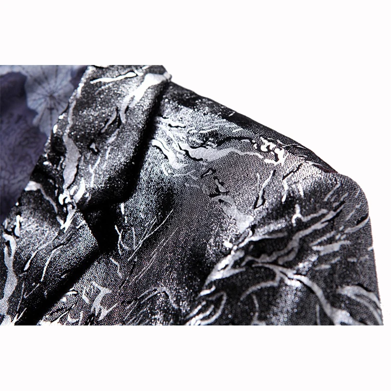 Мужской Блейзер Shenrun блейзер с модным принтом на весну и осень для выпускного