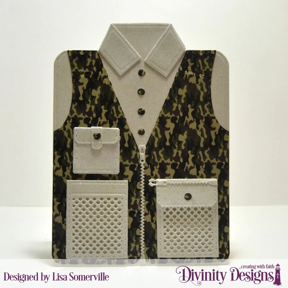 Рыбалка и охота жилет металлические штампы венок вырезанные декор скрапбукинг