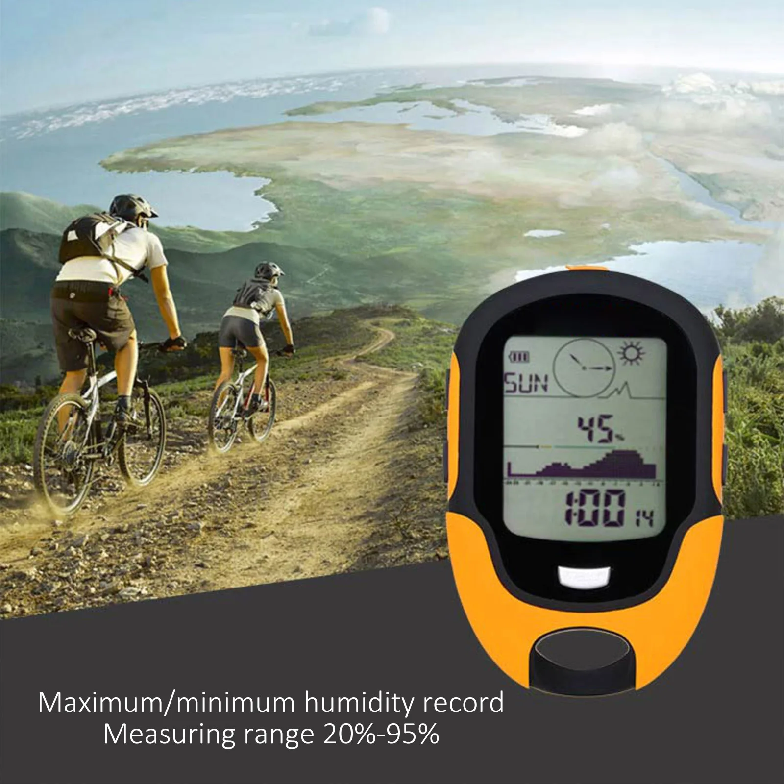 

Waterproof Multifunction LCD Digital Altimeter Barometer Compass Portable Outdoor Camping Hiking Climbing Altimeter Tools