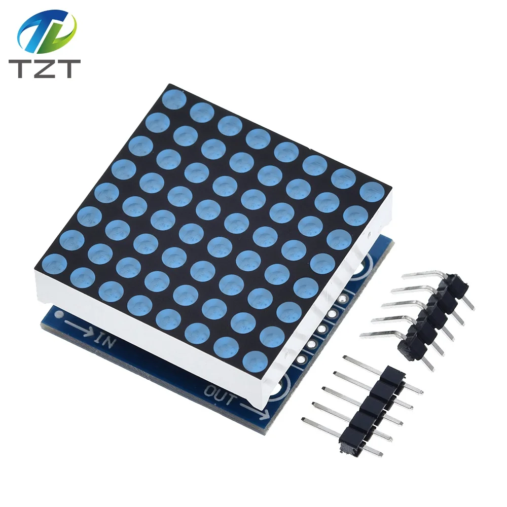 Матричный модуль TZT MAX7219 микроконтроллера дисплей готовые товары для Arduino|diy kit|kit