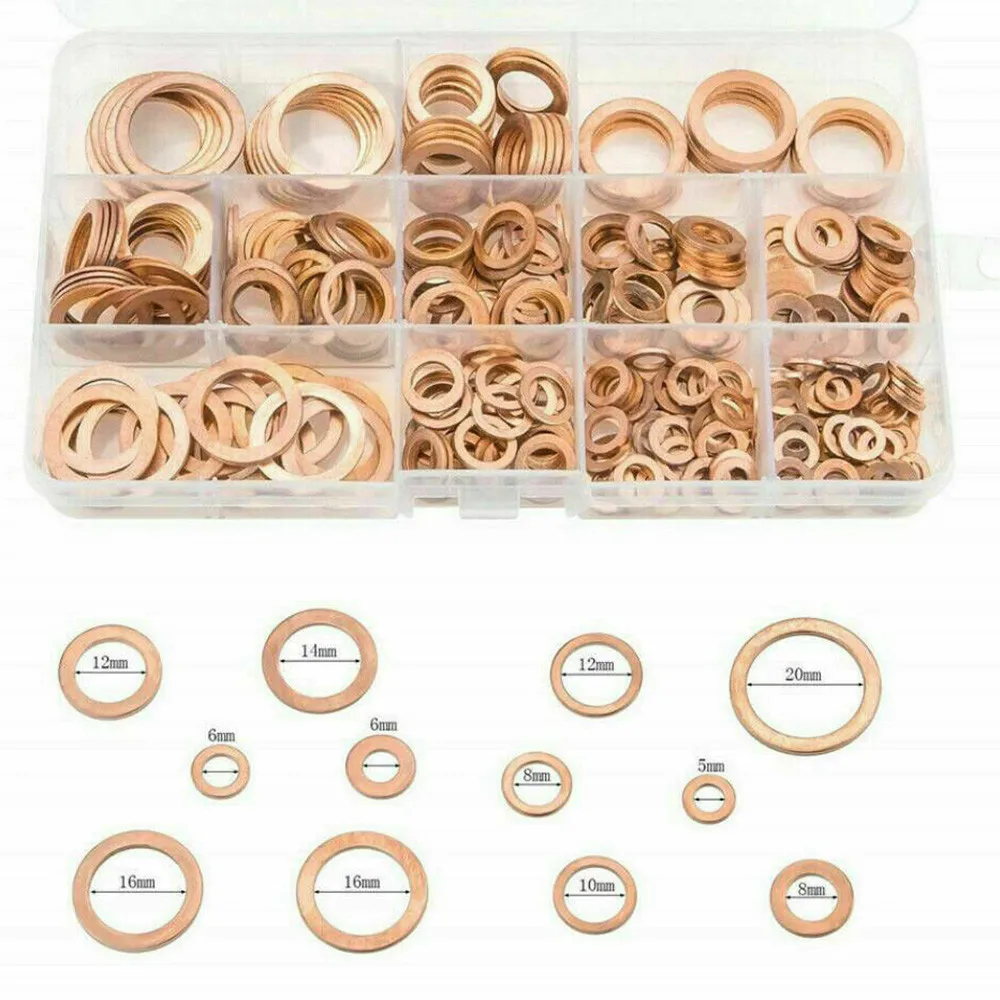 

Seal Copper Washer 300PCS Accessories Appliances Assortment Crush Electrical