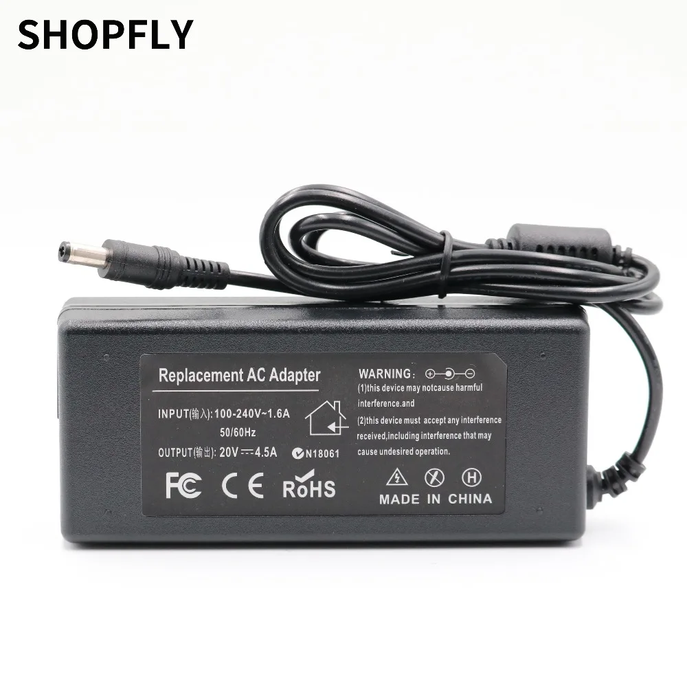Блок питания для ноутбука Lenovo IDEAPAD B560 B570 B580 B940 E46A G455 G460 G460A G465 20 в 4.5A 5 5*2 мм |