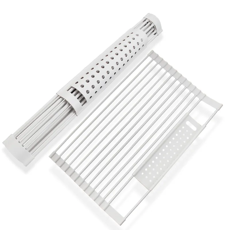 Полка для слива складная кухонная сушилка сушки фруктов и овощей с подвесной