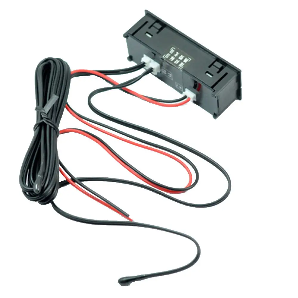 Цифровые светодиодные часы сделай сам время + термометр Вольтметр для автомобиля