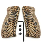 1 пара ручек G10 CZ75 для CZ 7585 Compact, CZ P-01, P100, C100, T100, PCR, CZ 75 D, ручки с винтами в комплекте, текстура Sunburst