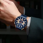 CURREN Оригинальные брендовые модные роскошные мужские водонепроницаемые кварцевые часы, спортивные повседневные часы с хронографом, деловые часы из нержавеющей стали