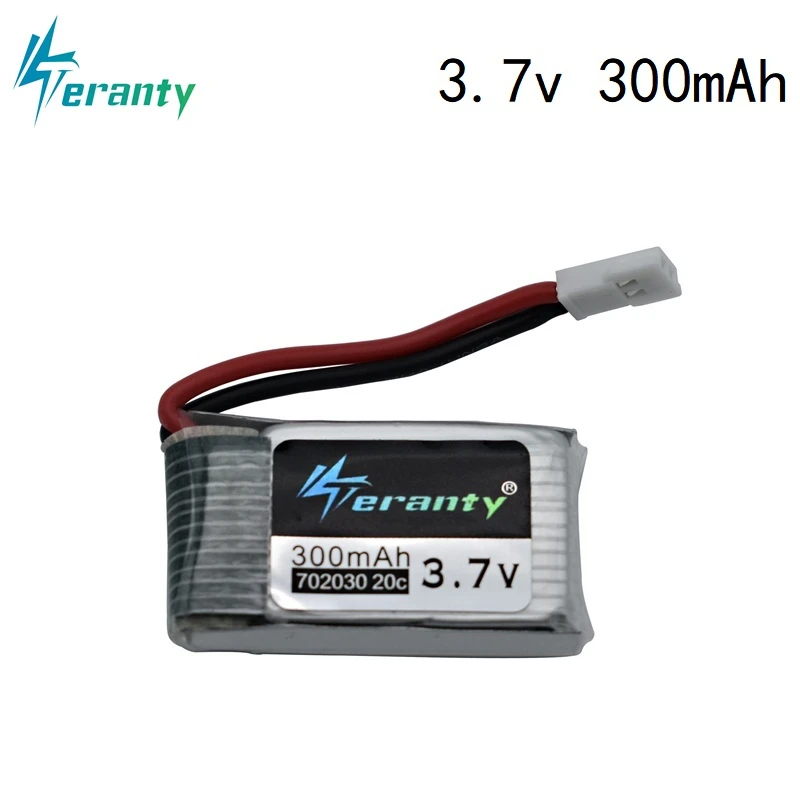 3 7 в 300 мАч 702030 комплекты зарядных устройств Lipo для Udi U816 U830 F180 E55 FQ777 FQ17W Hubsan H107 Syma X11C