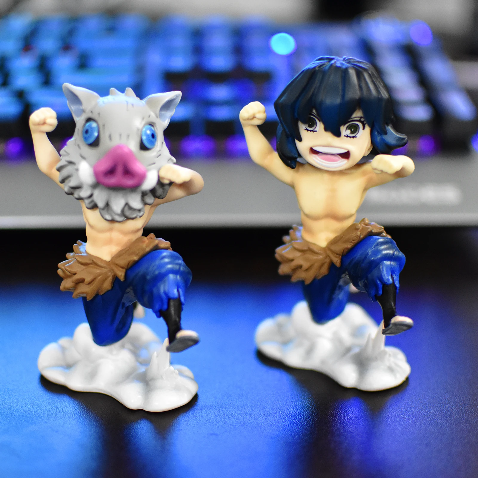 

Figurine Anime Demon Slayer Kimetsu No Yaiba Hashibira Inosuke PVC GK Action Figures Toys Anime Figure Toys for Gifts