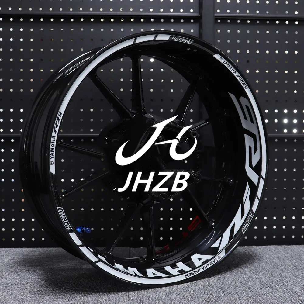 Применить к мотоциклу Yamah yzf R6 наклейка на ступицу колеса установить