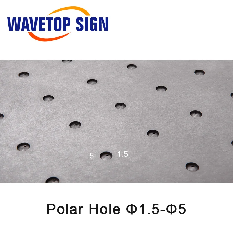Polar Hole D1.5-D5 WaveTopSign вакуумная адсорбционная платформа прямое отверстие V отверстие U отверстие Polar отверстие использовать для ЧПУ лазерной резки - Цвет: Polar Hole D1.5-D5
