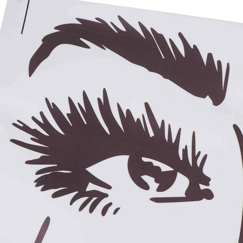 Наклейка на стену красивые очаровательные глаза ресницы подмигивание Декор