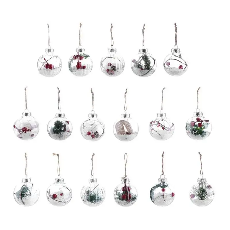 2019 подвеска в виде капли рождественской елки подвесной прозрачный шар украшения